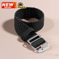 New One Piece Nylon Woven Watch Band 16mm 18mm 20mm 22mm Colorful for Perlon WatchStrap for  Bracelet Women Men Wristband. 