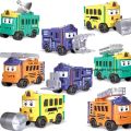 Reverse Deformation Convoy Multifunctional Manual Construction Vehicle and Reversible Race Car Gift for Boys. 
