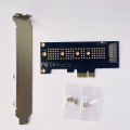 M.2 NVME SSD  to PCIe 4.0 Adapter Card 64Gbps M-Key PCIe4.0 X1 X4 For Desktop PC PCI-E GEN4 Full Speed. 
