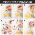 5ml perfume replenishment tool set, 8-piece plastic transparent perfume dispenser transfer tool set, perfume funnel cosmetic dis. 