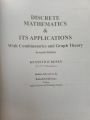 Discrete Mathematics & its Applications with Combinatories and Graph Theory 7th Edition by Kenneth Rosen. 