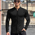 spring autumn Jacket Men Fitness Sportswear Gym Training long sleeve Sweatshirt Jogging Male coat Cardigan zipper running Jacket. 