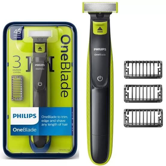 Philips OneBlade Shaver Trimmer Beard Trimmer Shaver for Men Cordless Waterproof Wet and Dry Precision Trimmer Shaving Machine