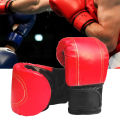 1 Pair Boxing Gloves Adults Women Men Boxing Sanda Gloves Unisex Boxing Training Exercise Leather Gloves Sports Protection Mitts. 