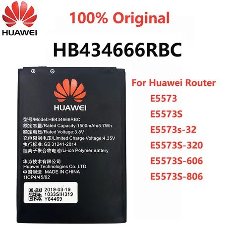Huawei Backup Battery For Router Huawei battery 1500mAh HB434666RBC For Huawei Router | Daraz.lk