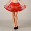 Women Girls Ruffled Short Petticoat With/No Hoop Solid Color Fluffy Bubble Tutu Skirt Puffy Half Slip Prom Crinoline Underskirt. 