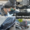 Motorcycle Seat Cushion 3D Honeycomb Anti-slip Motorcycle Gel Seat Cushion Moto Pressure Relief Ride Seat Pad Moto Accessories. 
