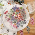 50pcs Transparent INS Ink Flower Cartoon Graffiti Stickers DIY Phone Laptop Notebook Suitcase Waterproof Sticker Kids Toy Gifts. 