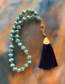 Feroza Tasbeeh, Uneven Original Beads Tasbih with Beautiful Tassel. 