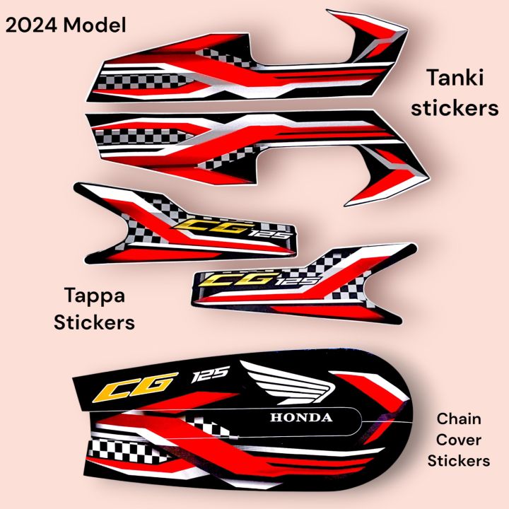 Bike Sticker 125 full kit for/5 piece Stickers for Chain Cover,Tanki,Tapa,/Chain Cover Sticker 125 with Tanki sticker,tapa sticker 2024 Model bike sticker/1piece Chain Cover Sticker sticker 2 piece tapa sticker 2 piece Tanki stickers