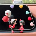 1pair Car Cute Couple Decoration Home Office Decoration Car Accessories Women. 