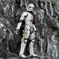 6 Inch Star Wars The Black Series Force Awaken First Order Captain Phasma Commander Snowtrooper Action Figure Collectible Toys. 