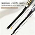 1/2/5Pcs French Plaid Nail Art Brush Set Ultra-Fine Liner Flat Brush for Grid Pattern UV Gel French Tip Ombre Salon Home DIY.