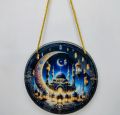 Premium Mosque & Crescent Moon Acrylic Suncatcher – Elegant Islamic Wall Art for Home Decor. 