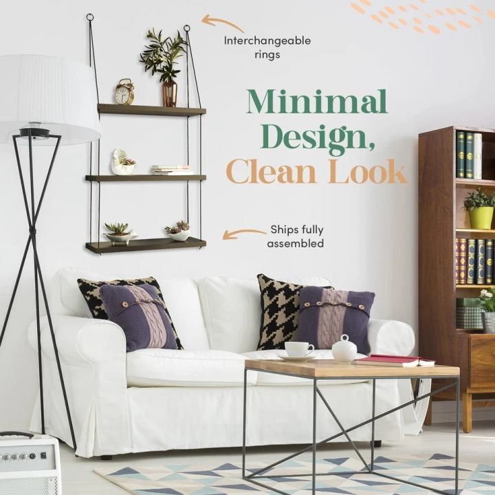 Hanging%20shelf%20for%20home,%20wooden%20Wall%20Hanging%20Rope%20Shelf%20Mounted%20Floting%20Storage%20Unit,%20Home%20Decor%20-%20Image%203