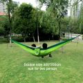 Portable Nylon Parachute Fabric Single and Double Size Outdoor Camping Hiking Garden Hammock. 
