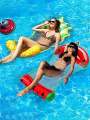 Summer Foldable PVC Inflatable Floating Row Swimming Pool Water Hammock Air Cushion Bed Water Sports Water Bed Can Lie or Sit. 