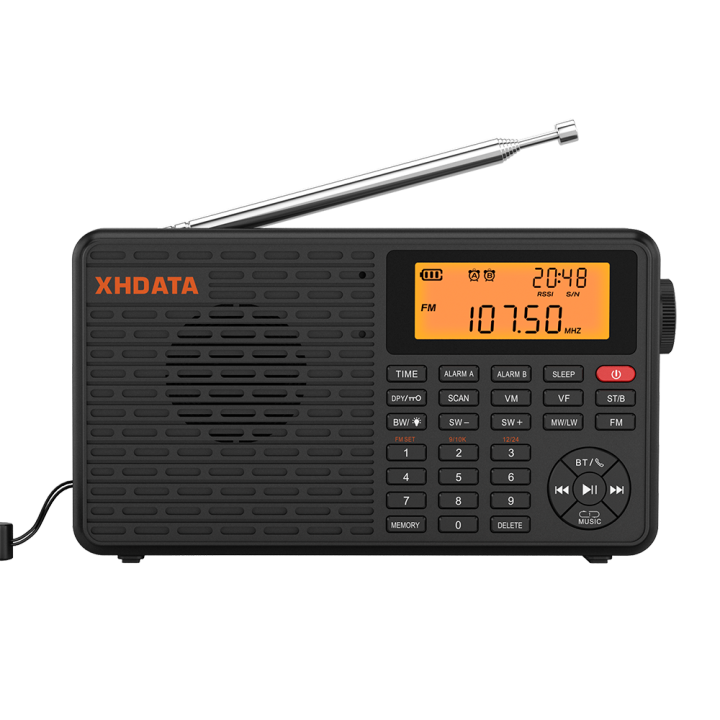XHDATA%20D-109%20Stereo%20Digital%20Portable%20Radio%20AM%20SW%20MW%20FM%20Radio%20Bluetooth%20Compatible%20Multifunctional%20Radio%20Support%20TF%20Card%20Player%20-%20Image%205
