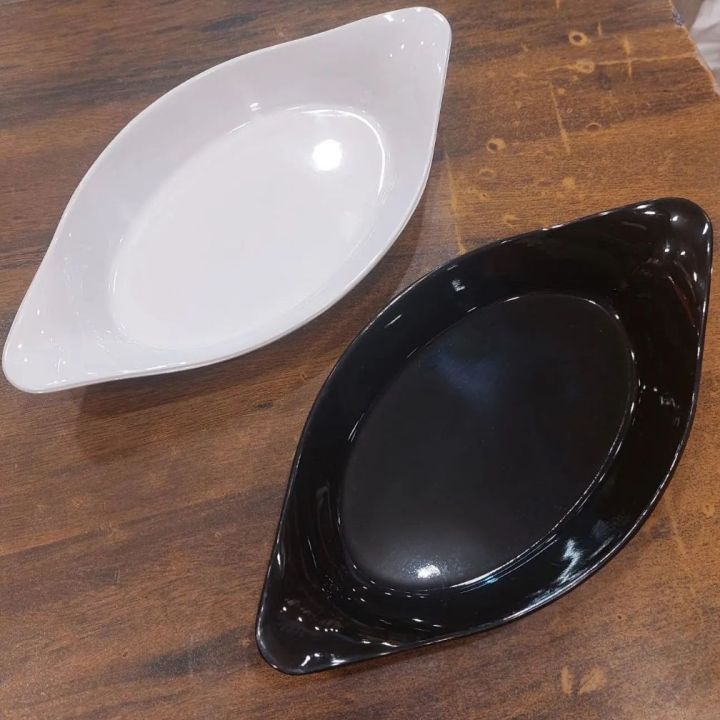 MWK Pasta Perfection Showcase Bowl in Melamine Black And White