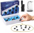 Magnetic Chess Game,Fun Table Top Magnet Game with String, Magnetic Stones Board Game Magnetic Chess Board Game Set Improve Log.. 