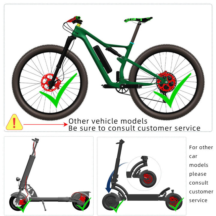 NFOX%20Mountain%20Bike%202P/3P/SM2A%20Power-Off%20Brake%20Lever%20Electric%20Scooter%204-Piston%20Hydraulic%20Left%20Mounted%20Disc%20Rotor%20Accessory%20Set%20-%20Image%205
