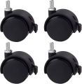 4 pcs 2 Inch Wheels 360° Moving Use for office Desktop Table, Computer Table,Furniture/Swivel Universal Sliding Wheels With Break.
