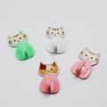 "Pack of 4 Pcs Kitchen & Bathroom Multipurpose Cat Kitty Wall Hanging Hooks - Adorable Cat Wall Hooks - Kitty Shaped Wall Hangers - Versatile Wall Hooks for Kitchen and Bathroom - Cute Cat Wall Decor - Cat Design Wall Mount Hooks. 