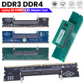 DDR3 DDR4 to SO-DIMM Adapter Connectors Laptop RAM Memory DDR3/4/5 Sodimm to Dimm Riser 240pin 288pin DIMM Card for Desktop. 