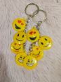 Wonderful Key Ring with Cute Emoji Design Pack of 2. 