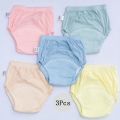 3pcs/lot Newborn Training Pants Cotton Thin Summer Baby Shorts Washable Boy Girls Cloth Diapers Reusable Nappies Infant Panties. 