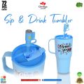 Random Colour High Quality Plastic Made 750ML  Sip & Drink Tumbler. 