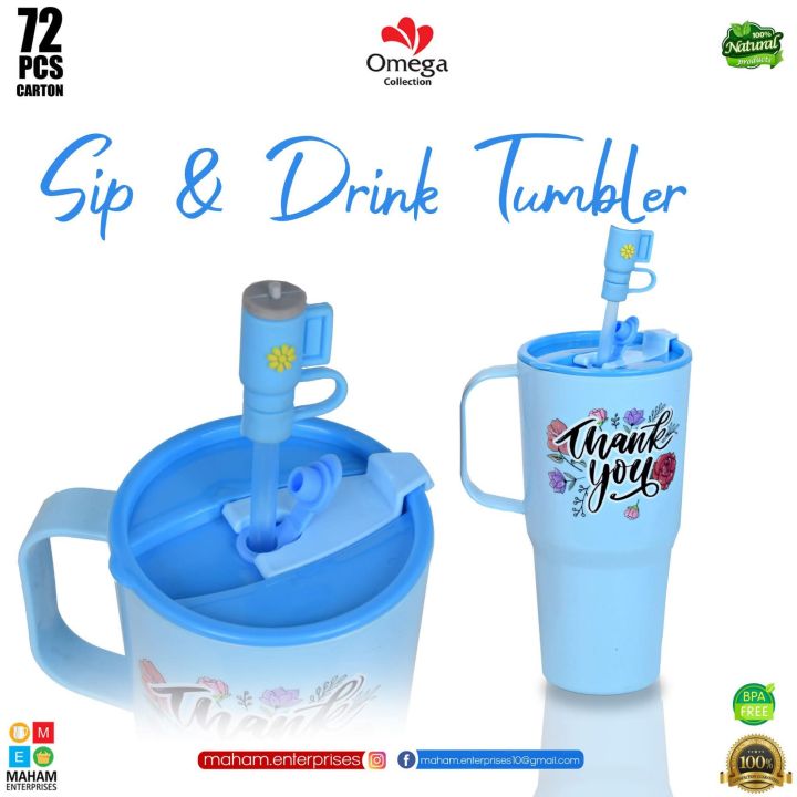 Random%20Colour%20High%20Quality%20Plastic%20Made%20750ML%20%20Sip%20&%20Drink%20Tumbler%20-%20Image%203