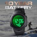 SKMEI Sport Fitness Watches Mens Digital 100M Waterproof Wrist Watch Men 2 Time 10 Year Battery Alarm Clock reloj hombre 1560. 