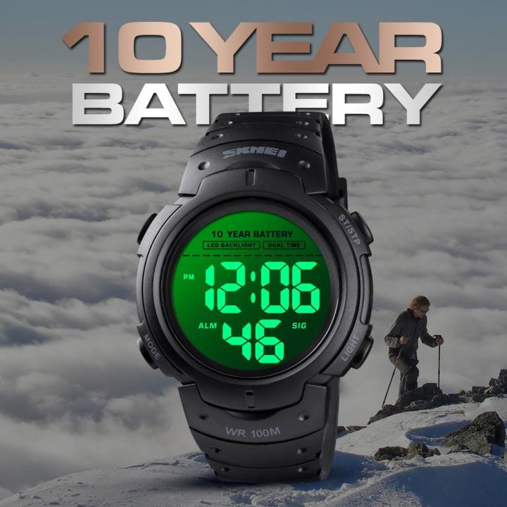 SKMEI%20Sport%20Fitness%20Watches%20Mens%20Digital%20100M%20Waterproof%20Wrist%20Watch%20Men%202%20Time%2010%20Year%20Battery%20Alarm%20Clock%20reloj%20hombre%201560%20-%20Image%203