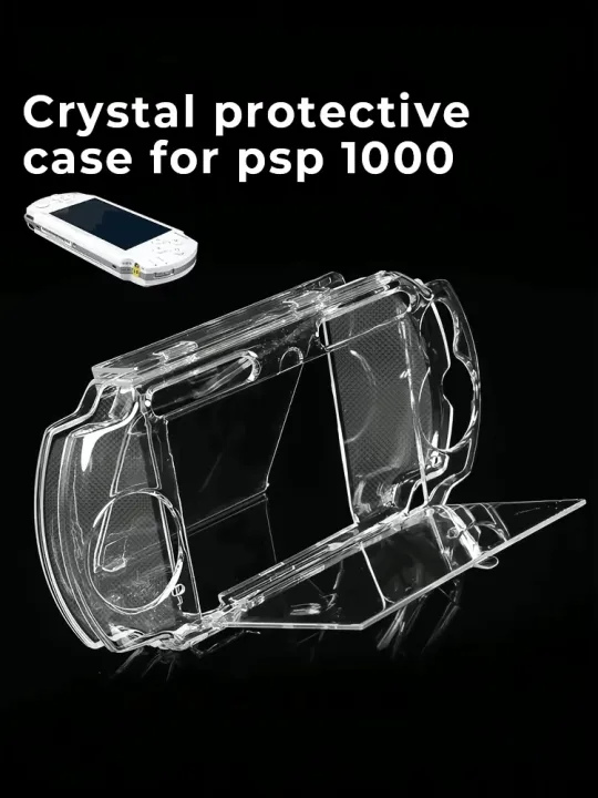 DATA%20FROG%20PSP%20Case%20Crystal%20Clear%20Hard%20Shell%20Protective%20Cover%20for%20PSP%201000%202000%203000%20Console%20Travel%20Carrying%20Case%20-%20Image%203