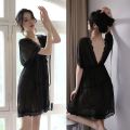 Nightgowns Women's Silk Lace Clothes for Sleepwear Pajamas Nightwear Hot Romantic New Woman Summer Sleep Offer Top Dress. 