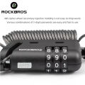 ROCKBROS Helmet Lock Antitheft Mini Bicycle Lock 3 Digit Password Lock Ultralight Flexible Bike Lock Motorcycle Helmet Lock Part. 
