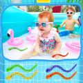 4 Pieces Dive Eels Catch a Snake Dive Toys Water Snake Toy Swimming Pool Games for Toddlers Boys Girls Teens Adults. 