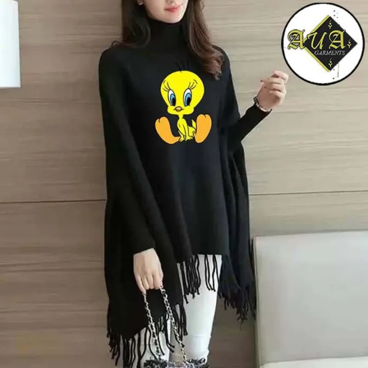 Fleece%20Poncho%20For%20Women%20%7C%20Winter%20Collection%20Woman's%20Printed%20Poncho%20For%20Girls%20%7C%20Winter%20Fashion%20Coffee%20Printed%20Poncho%20Sweater%20Poncho%20Style%20Top/Shirt%20For%20Girls%20-%20Image%206