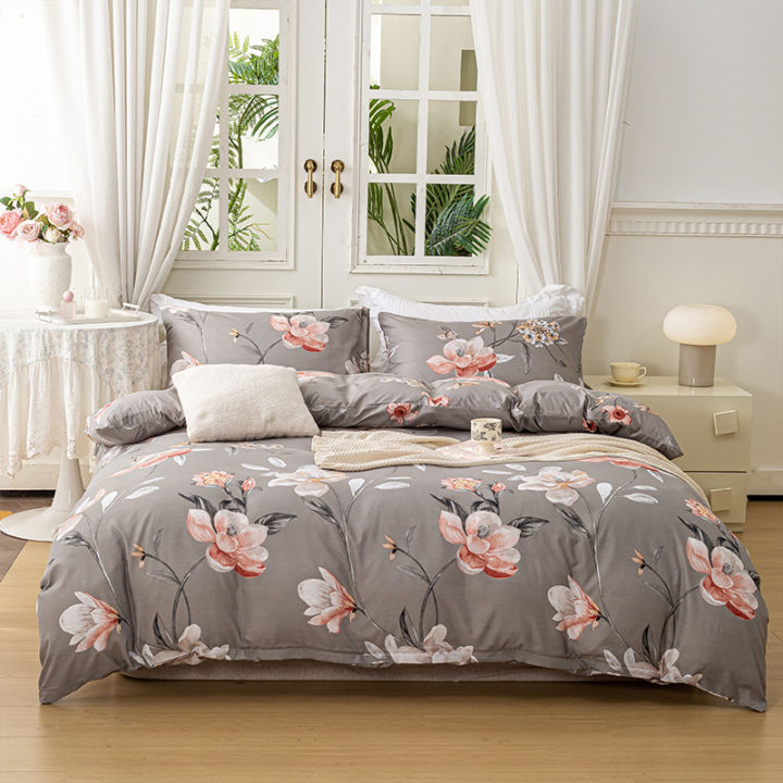 3pcs/set%20Leaf%20Floral%20Pattern%20Duvet%20Cover%20Set(1%20Duvet%20Cover%20&%202%20Pillowcase%EF%BC%89Soft%20And%20Skin-Friendly%20Duvet%20Cover%20Bedding%20Set%20For%20-%20Image%207