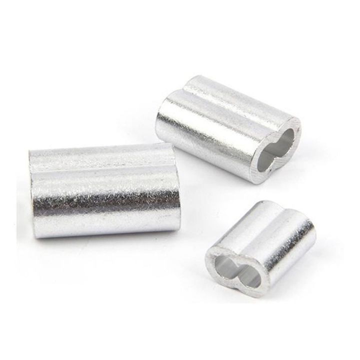 10-50Pcs%20Aluminum%20Cable%20Stopper%20Crimp%20Rope%20Sleeve%20Wire%20Crimp%20Sleeve%20Fixing%20Clip%208-Shape%20Wire%20Ferrules%20Cord%20Lock%20-%20Image%203