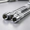 1/4" 3/8" 1/2" Drive Extension Set Socket Ratchet Wrench Extension Bar,50/100/150/250mm Ratchet Wrench Socket Extender Hand Tool. 
