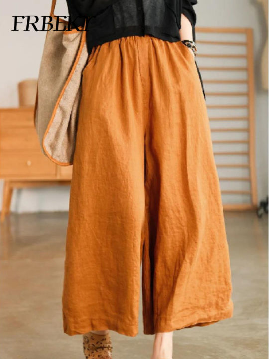 Women's%20Pants%20Summer%20Nine-point%20Wide%20Leg%20Pants%20Casual%20Loose%20Street%20Straight%20Pants%20Oversize%20Trousers%20Korean%20Fashion%20Streetwear%20-%20Image%202