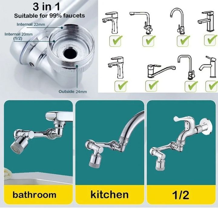 1080%C2%B0%20Rotatable%20Faucet%20Extender%20Sprayer%20Head%202%20Modes%20Universal%20Bathroom%20Tap%20Extend%20Adapter%20Aerator%20-%20Image%205