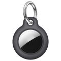 AirTag Secure Holder with Key Ring Durable Scratch Resistant Protective AirTag Case Keychain Accessory For Keys, Pets. 