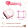 5 Colors Boxed Plaid Note Paper, DIY Plaid Holic Scrapbook Stickers, Non-sticky Stripe Holic Scrapbooking Decals 200 Sheets/Box. 