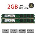 DDR2 2GB Kit (1X 2GB) DDR2 533MHz PC2-4200 240-pin DIMM Desktop Computer Memory RAM Modules. 