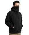 Men's Fleece Ninja Mask  Hoodie - High Neck cover- Built-In- Face Covering. 