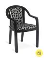Supreme Ornate Plastic Cushion Chair for Home, Office and Outdoor. 