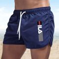 Summer Shorts Men Fast Drying Swim Shorts Breathable Net Fast Drying Surf Beach Pants Men's Fitness Pants Elastic Waist Shorts. 